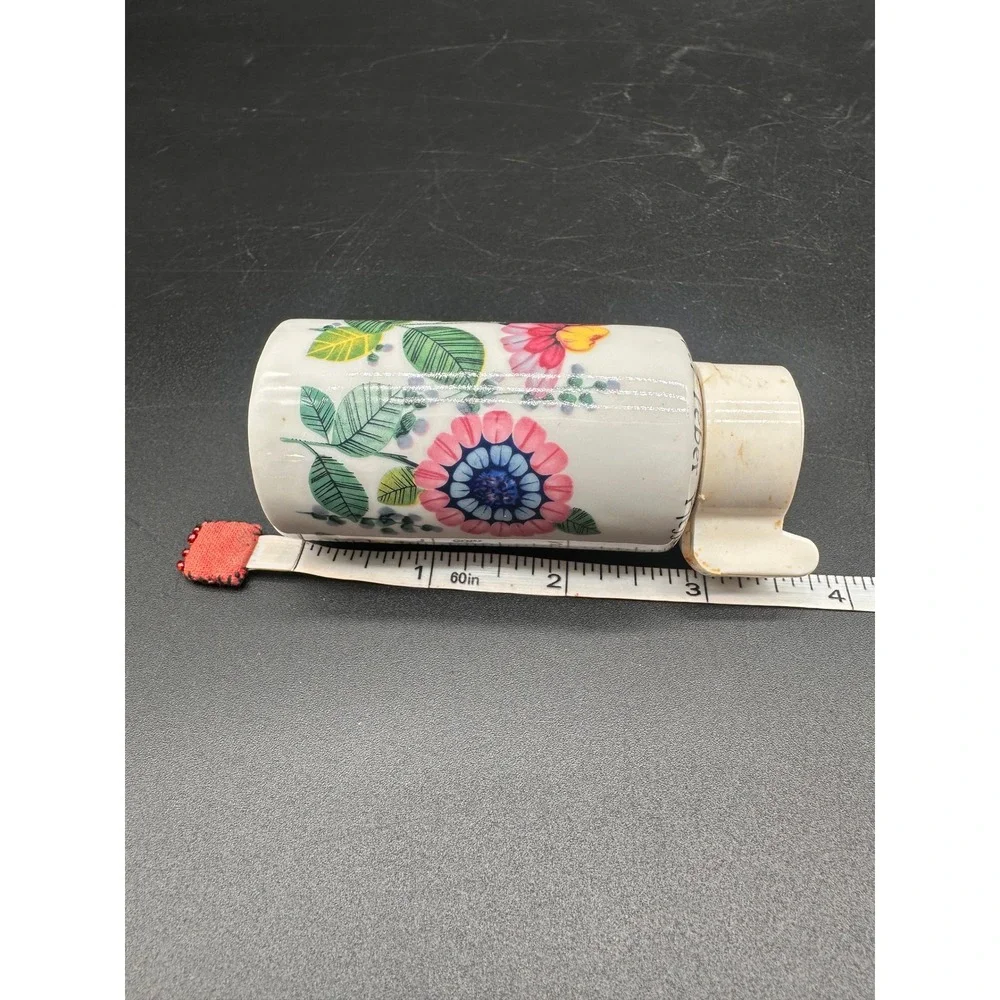 Gerold Porzellan Tettau Bavaria Salt Pepper Shakers West Germany Floral Ceramic